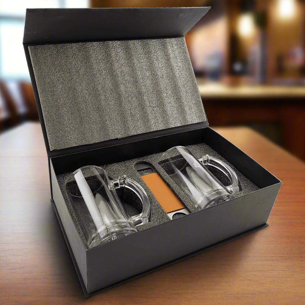 Custom Beer Mug Gift Set