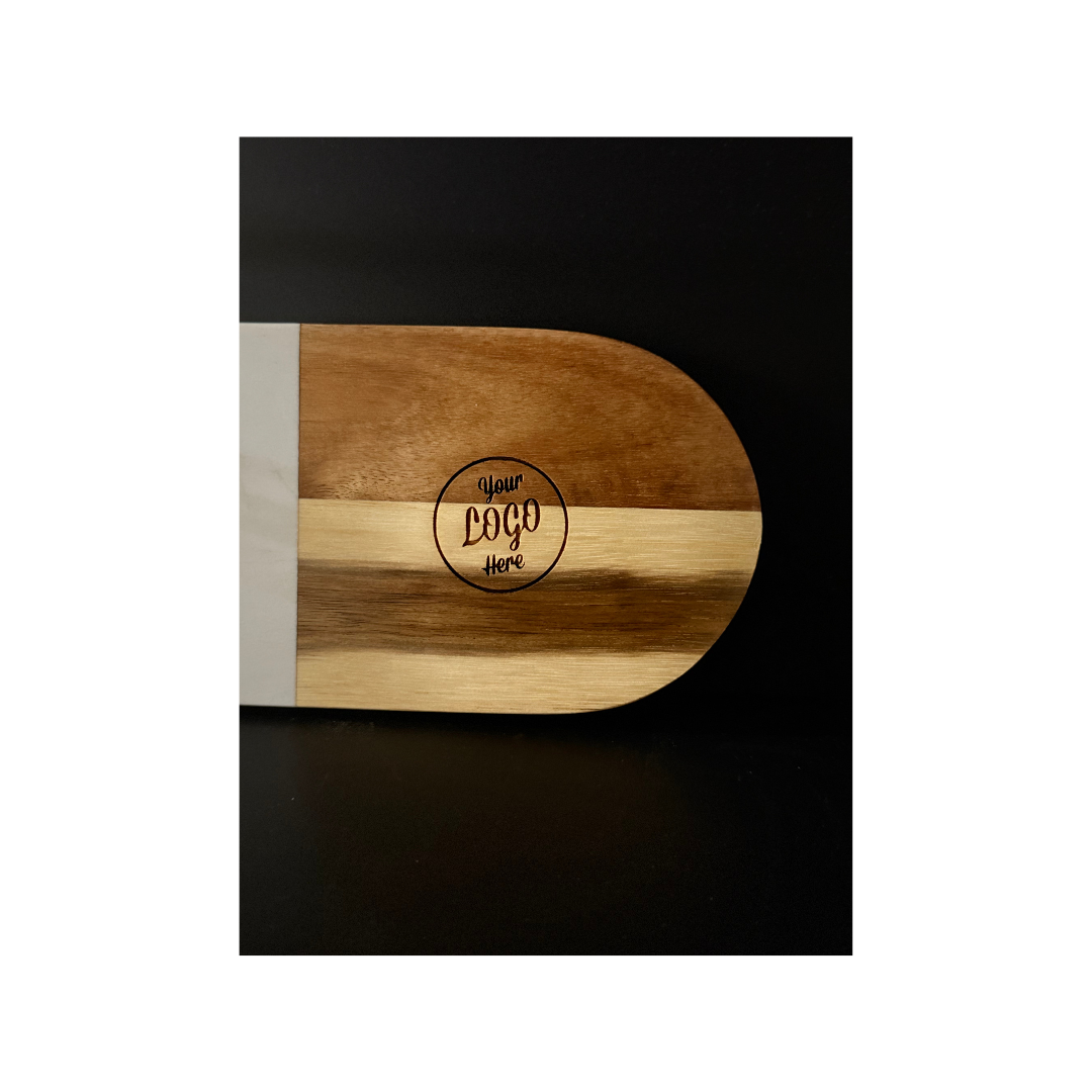 Marble & Wood Cheese Board