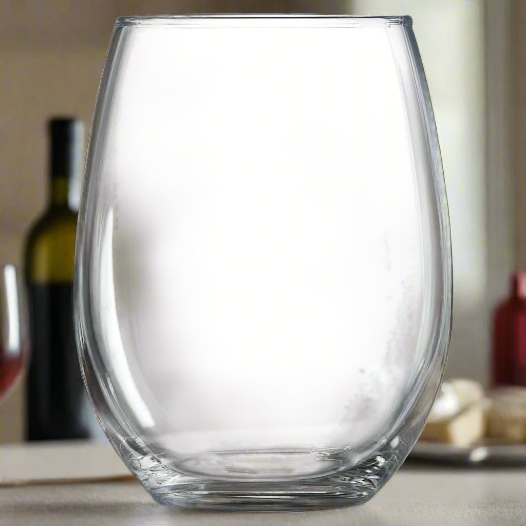 Set of 2- Stemless Wine Glasses – 15 oz
