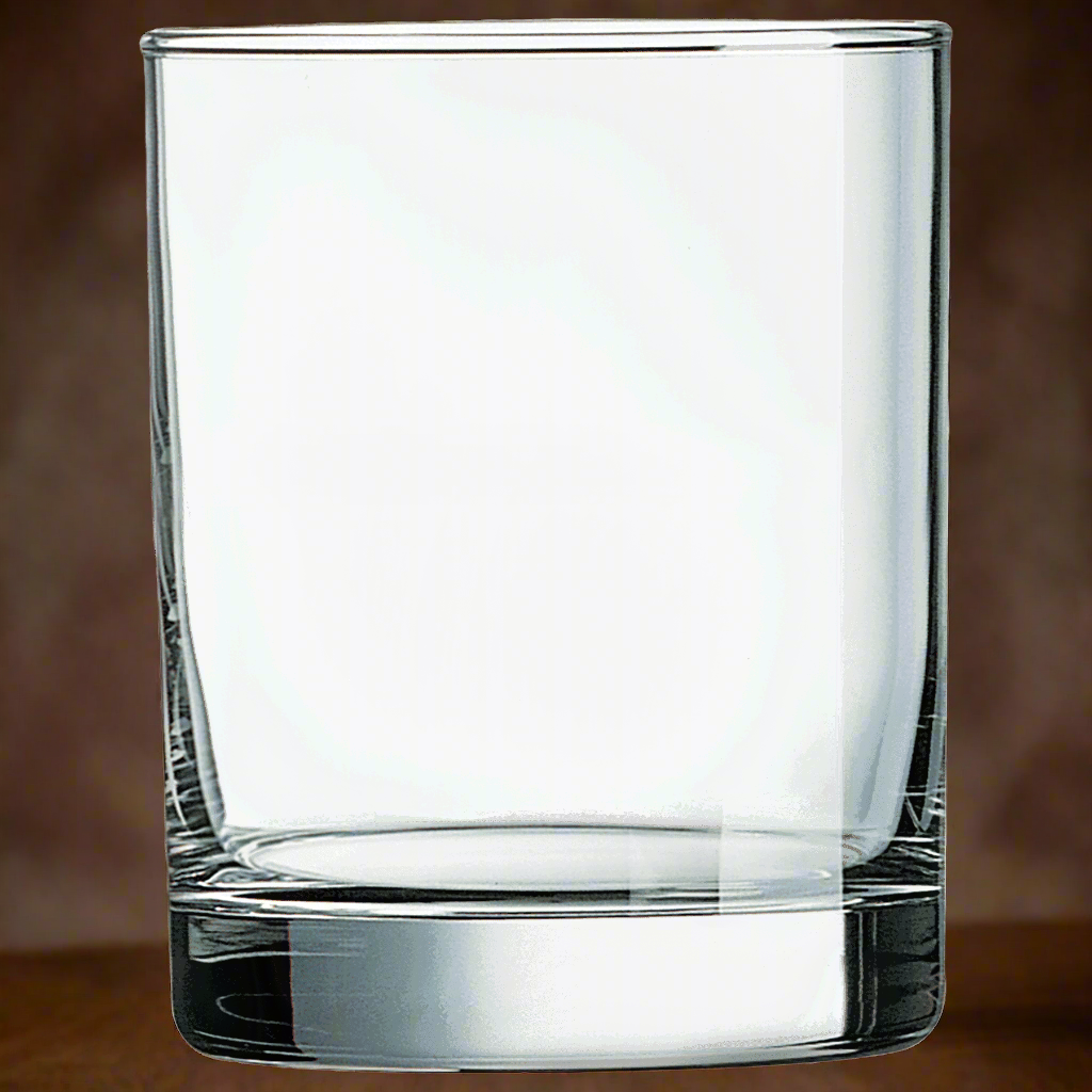 Set of 2- Engraved Bourbon Glasses