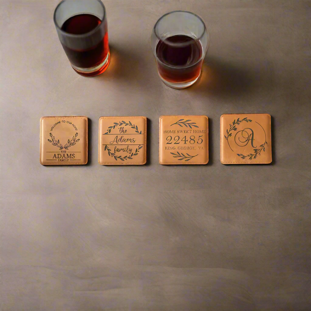 Leatherette Coasters