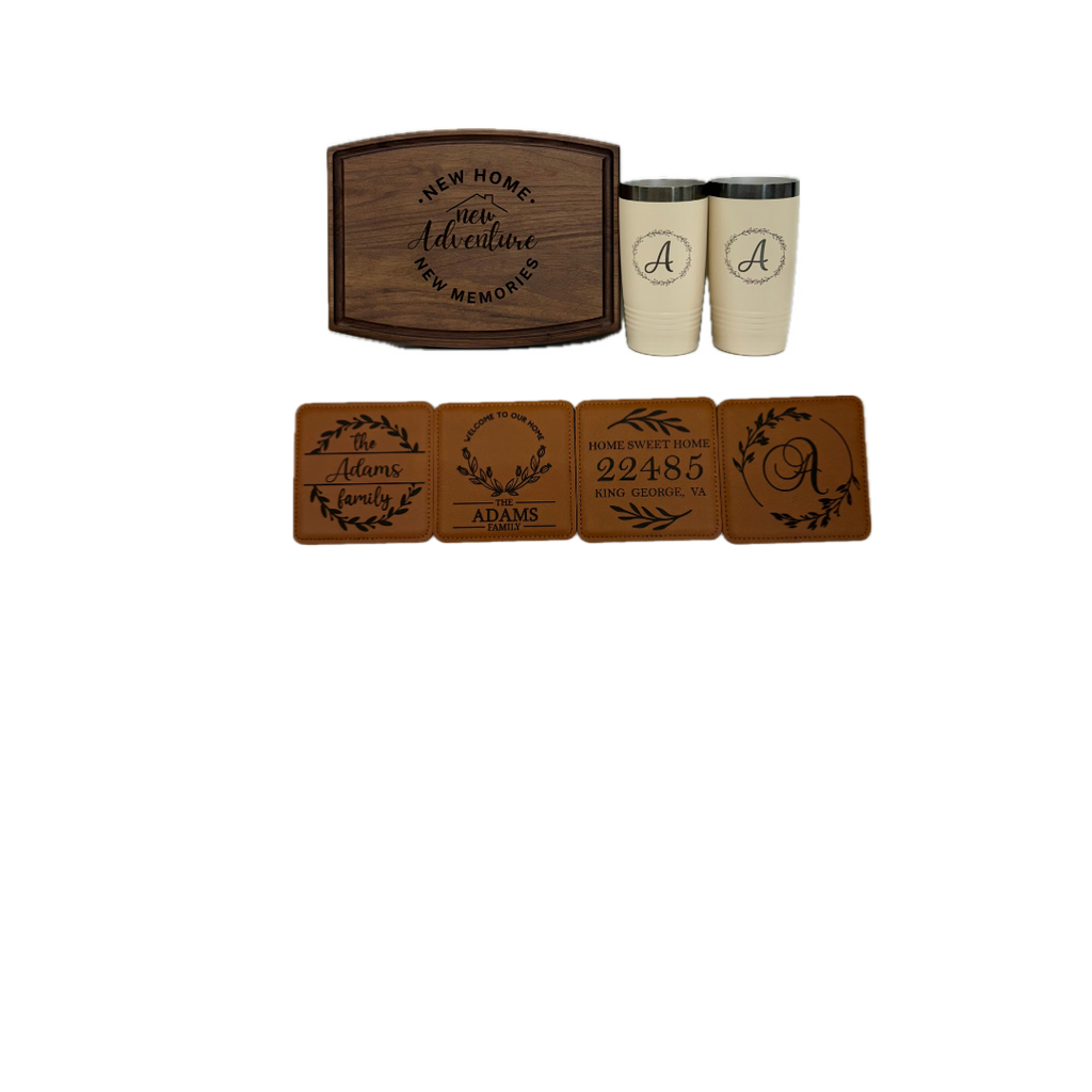 Welcome Home Walnut Basket